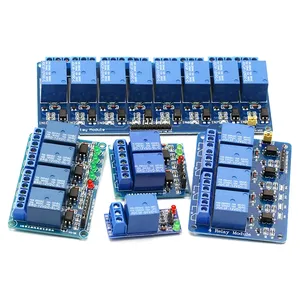 Relais modul Optokoppler Arduino 5V 12V 24V Relais ausgang 1 2 4 6 8-Kanal-Relaismodul-Platinenabschirmung