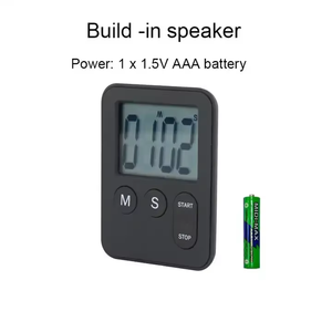 Digital Rotation Countdown Küchen timer LCD-Bildschirm Anzeige Elektronische Batterie Mini Küchen timer Kocht imer - Product Image 3