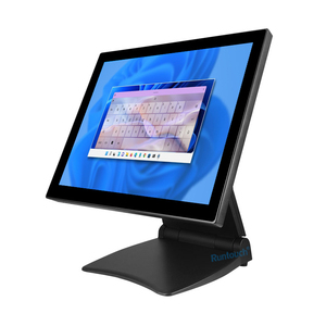 Windows 11 OS Core i3 i5 i7 процессор 15 дюймов двойной экран pos системы кассовый аппарат для рабочего стола, ПДВ терминал - Product Image 1