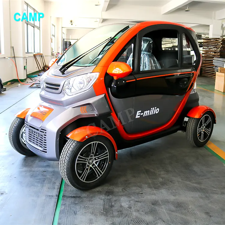 Coche eléctrico alimentado por batería para adultos, vehículo eléctrico de movilidad de cuatro ruedas