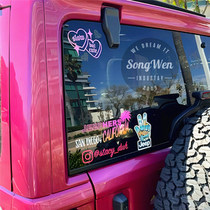 UV Resist Vehicle Vinyl Transfer Anime <strong>Car</strong> <strong>Decals</strong> Custom Die Cut Logo Window Stickers Windshield <strong>Car</strong> <strong>Decals</strong> - Product Image 4