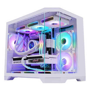 Yüksek kalite özel Logo MATX masaüstü oyun bilgisayarı durumda üç taraflı cam paneller ile yeni tasarım MicroATX PC durumda stokta - Product Image 2