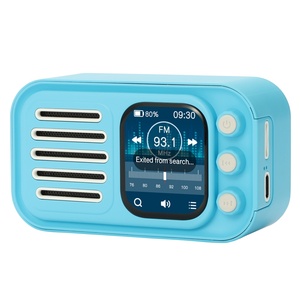 Nuevo altavoz inteligente con pantalla táctil, compatible con la aplicación, pantalla de letras, mensaje push, BT, TF, altavoz FM, novedad de - Product Image 4