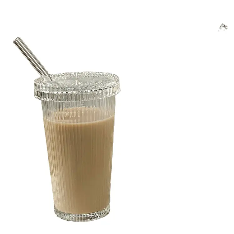 أكواب الشاي بالجملة أكواب القهوة مج القهوة المخصص للسفر مجات شفافة عصرية مستدامة أكواب مخصصة مزودة بأجزاء من الزجاج