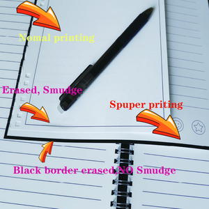 Cuaderno inteligente de escritura reutilizable de papel piedra resistente al agua Rocketbook A5 personalizado con código QR