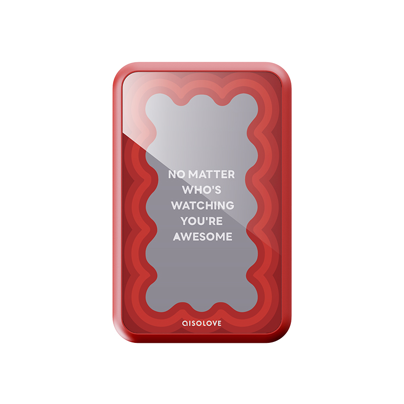 Rouge avec miroir