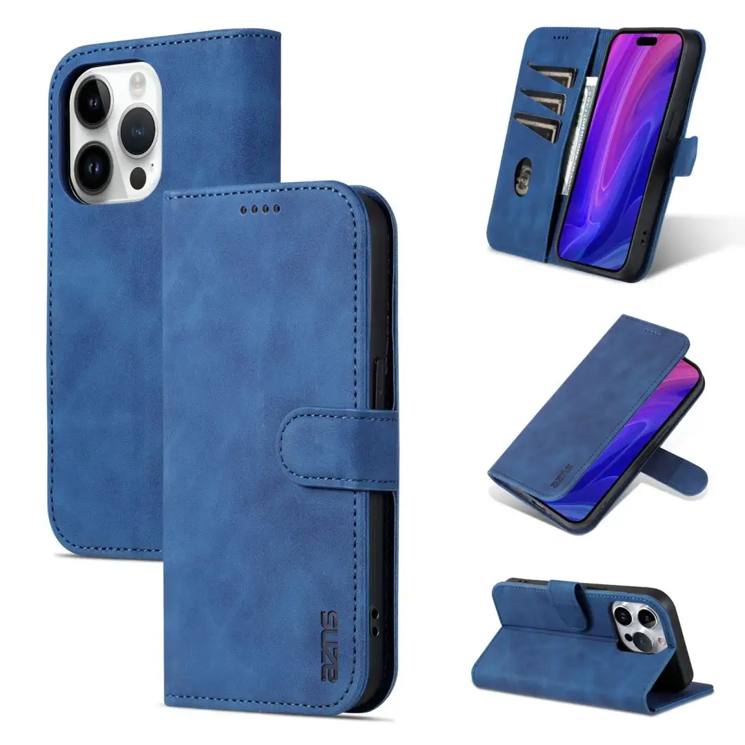 Flip Stand Wallet PU Leather Phone Cases for iPhone 14 pro max XS XR 11 12 13pro 15