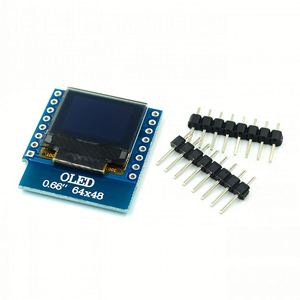0,66 Zoll OLED-Anzeige modul für WEMOS D1 MINI ESP32-Modul AVR STM32 64x48 0,66 "LCD-Bildschirm IIC I2C OLED
