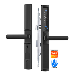 2585榫眼铝窄框滑动门电子锁卡码智能图雅智能Wifi数字门锁 - Product Image 2