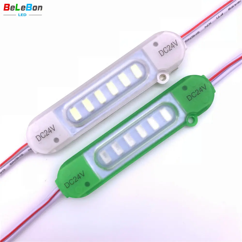 2020 su geçirmez parlaklık DC12V DC24V 6leds araba LED ışık kamyon modülü 1.6W iyi fiyat araba için