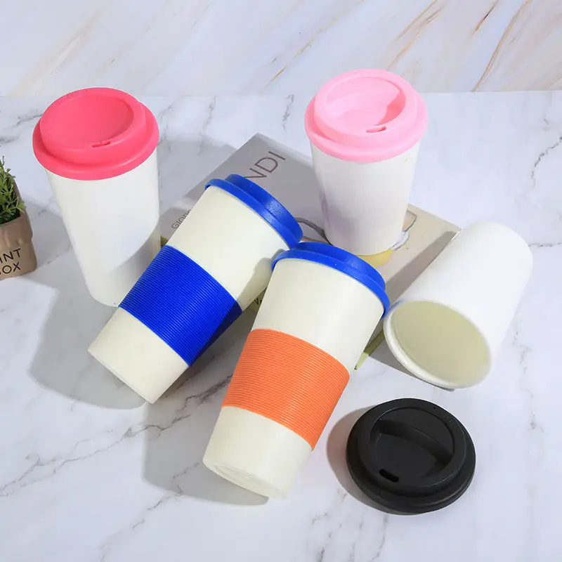 12oz tazas personalizadas logotipo personalizado plástico café leche botella de agua