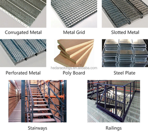 Sistemas de estanterías de pisos de entresuelo Q235B de acero de almacenamiento de almacén de diseño multinivel - Product Image 5