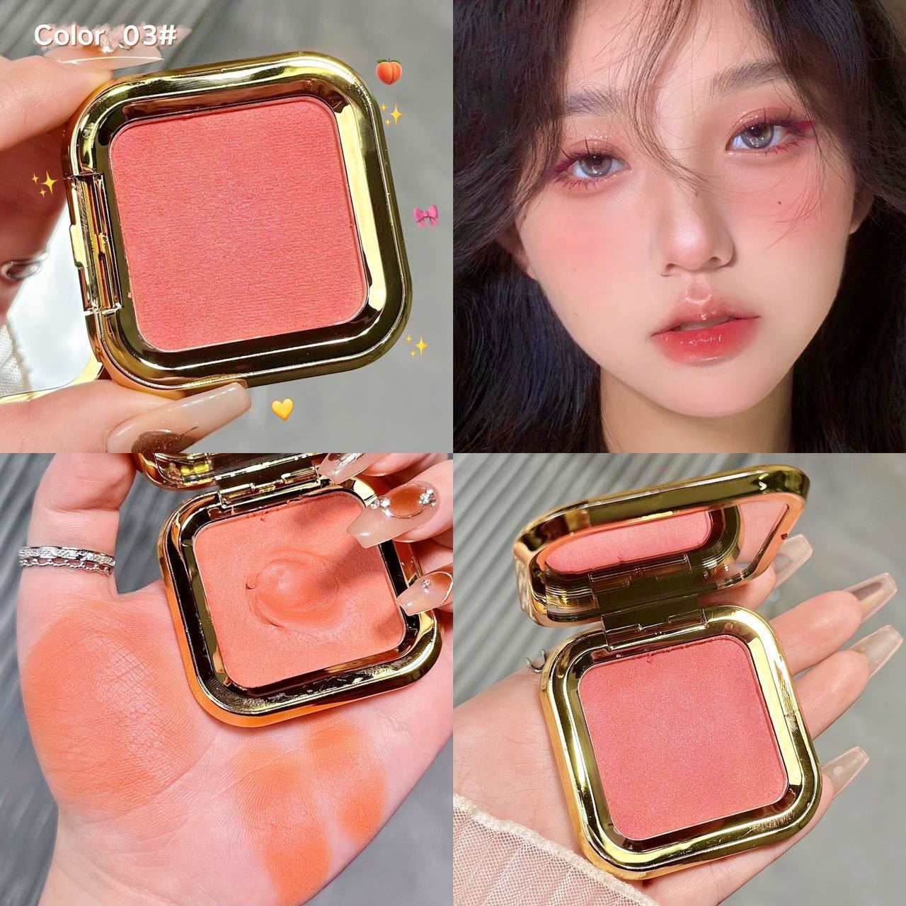 Mgl blush monochrome 03 orange lait brume