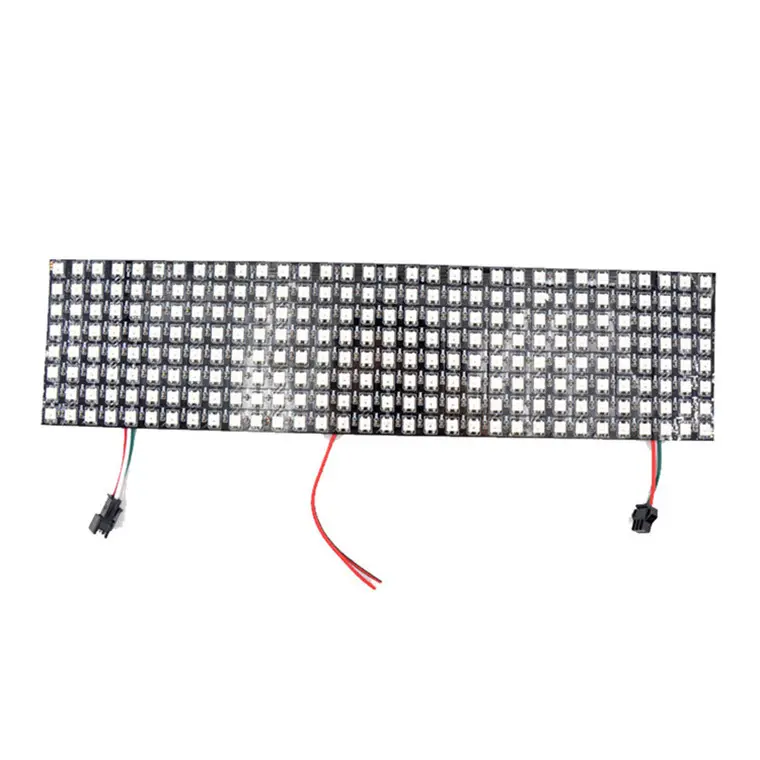 Новый WS2812 LED 5050 RGB 8x8 LED матрица для Arduino Фирменная Новинка WS2812B 8*8 64-разрядный полноцветный 5050 цветная (RGB) Светодиодная лампа лампы приборной панели