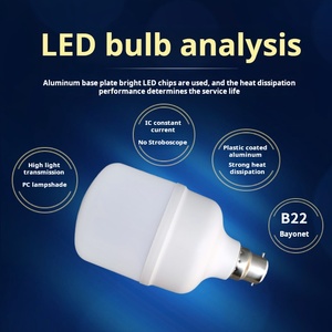 Çin fabrika doğrudan yüksek kalite LED E27 T tipi ampul 20W/30W/40W/50W/60W uzaktan kumanda anahtarı modu ile - Product Image 4