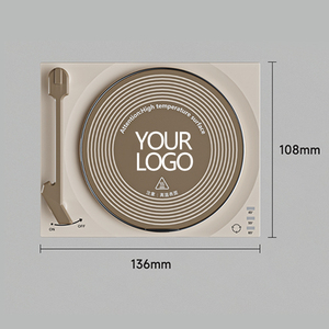 Luxury Record Player Design Smart <strong>Cup</strong> Warmer Coaster - Fast Heating, 12H Constant Warm, <strong>Auto</strong> Shut Off, for Coffee <strong>Tea</strong> Milk - Product Image 6
