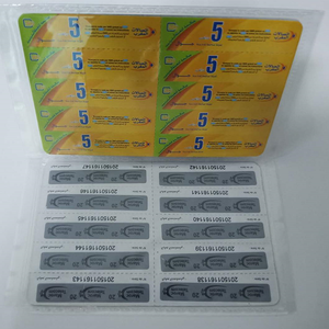Tarjetas de llamadas de teléfono prepago, venta al por mayor, con Panel Scracth Off, tarjeta rascadora - Product Image 5
