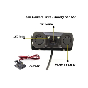 3合1自动Parktronic LED停车传感器后视摄像头停车雷达倒车1自动Parktronic监视器检测器 - Product Image 5