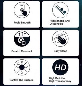 Cao tinh thể rõ ràng 9H mặc-chống bong bóng miễn phí cài đặt lớp phủ nano vô hình chất lỏng bảo vệ màn hình - Product Image 5