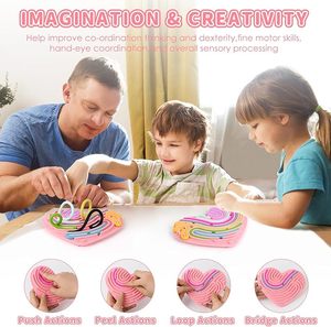 Çocuklar yetişkinler için anlaşma sessiz karışıklık ücretsiz tasarım dehb otizm duyusal oyuncak duyusal aktivite kurulu sakinleştirici Fidget oyuncak stres giderici için - Product Image 2