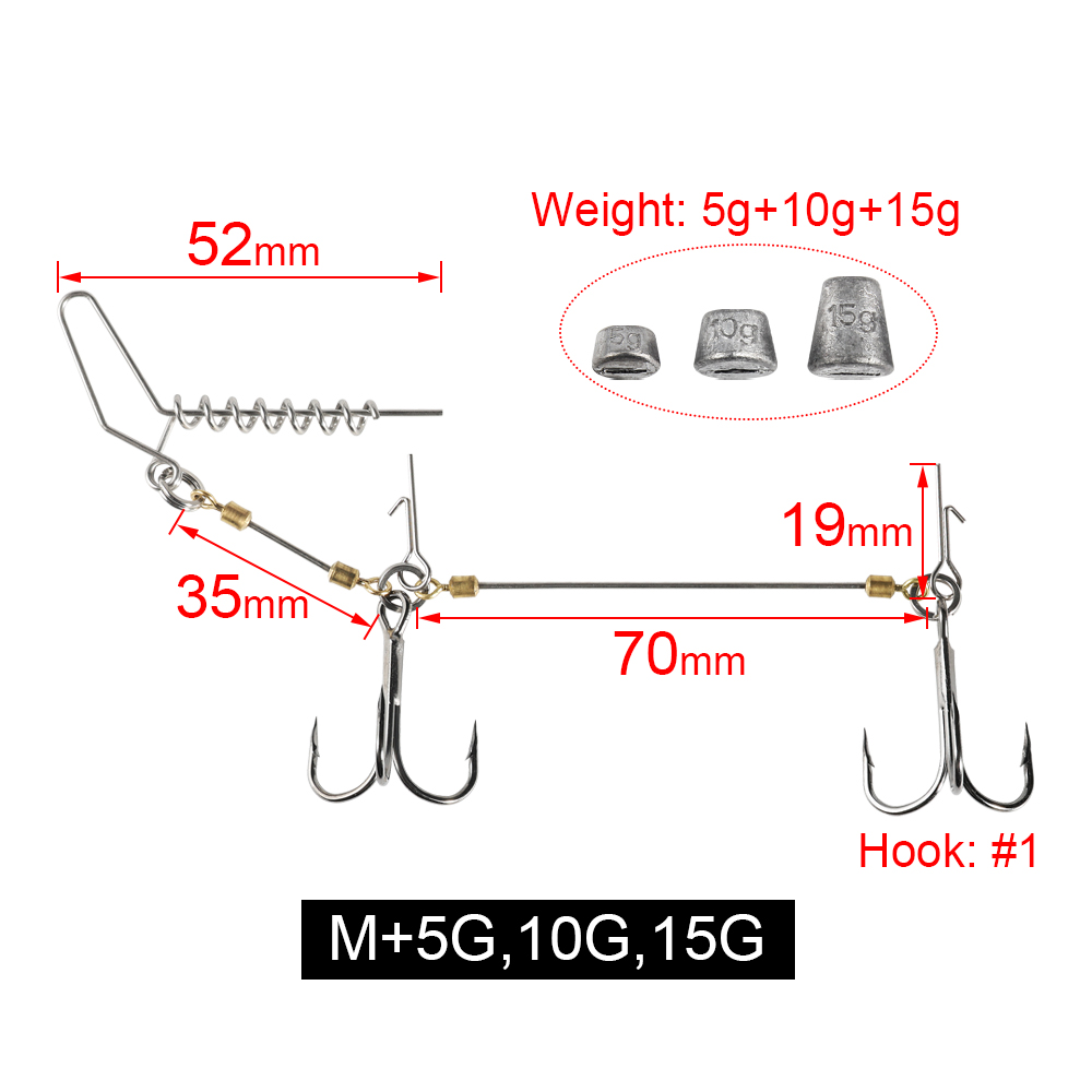 Multi M3 taille/crochet + 5g 10g 15g