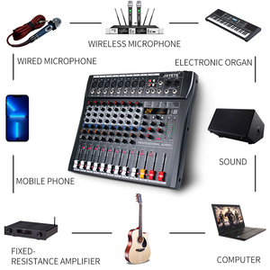 Factory Portable Music Mixer Sound <strong>System</strong> 48V DC 24DSP 24bit <strong>DSP</strong> Effect <strong>Processor</strong> Board <strong>Audio</strong> Mixer Console
