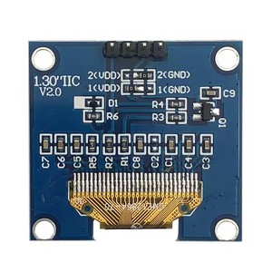 0,96 Pantalla OLED pequeña de 1,3 pulgadas SSD1306 SH1106 CH1116 128x64 Pantalla LCD Módulo de pantalla Oled I2C Blanco azul - Product Image 2