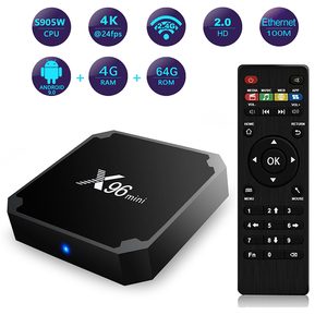 Ücretsiz özel android kutusu tv x96 mini en kaliteli Android 9.0 Amlogic S905W akıllı tv kutusu androidx96 mini - Product Image 3