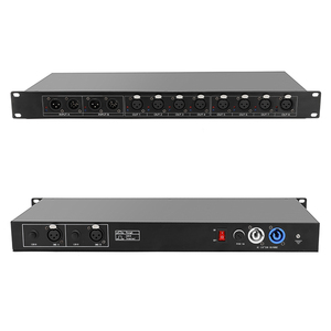 DMX Splitter Signal verstärker 8 Port DMX Splitter Bühnen maschine dmx rdm Splitter für Hochzeit/DJ/Party/Disco Controller - Product Image 3