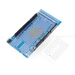 <strong>MEGA</strong> <strong>ProtoShield</strong> V3.0 Prototype Expansion Board, Universal Board (with Breadboard) - Product Image 1