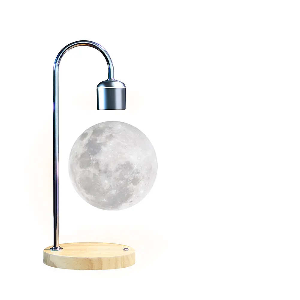 Magnets chwebebahn DIY schwebende Lampe führte benutzer definierte Logo-Produkte schwimmende Mond lampe Lampara Levit ante