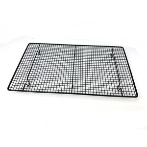 Yüksek kaliteli dikdörtgen Metal yapışmaz kaplama pişirme için soğutma rafı barbekü ızgara Net - Product Image 1