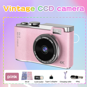 กล้องดิจิตอลชี้และถ่ายภาพ2.4นิ้ว: ซูมดิจิตอล16X 48MP พกพาได้สำหรับเด็ก vlogging เลนส์คู่วิดีโอ3ถึง6 HD - Product Image 6