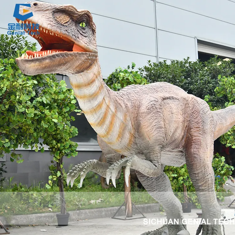 Jurassic Live Allosaurus Large Bipedal modello di dinosauro Animatronic carnivoro