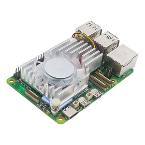 <strong>Raspberry</strong> <strong>Pi</strong> 5 Aluminum Alloy Heatsink Radiator with PWM Cooling Fan for <strong>Raspberry</strong> <strong>Pi</strong> 5 Product Category Heat Sinks