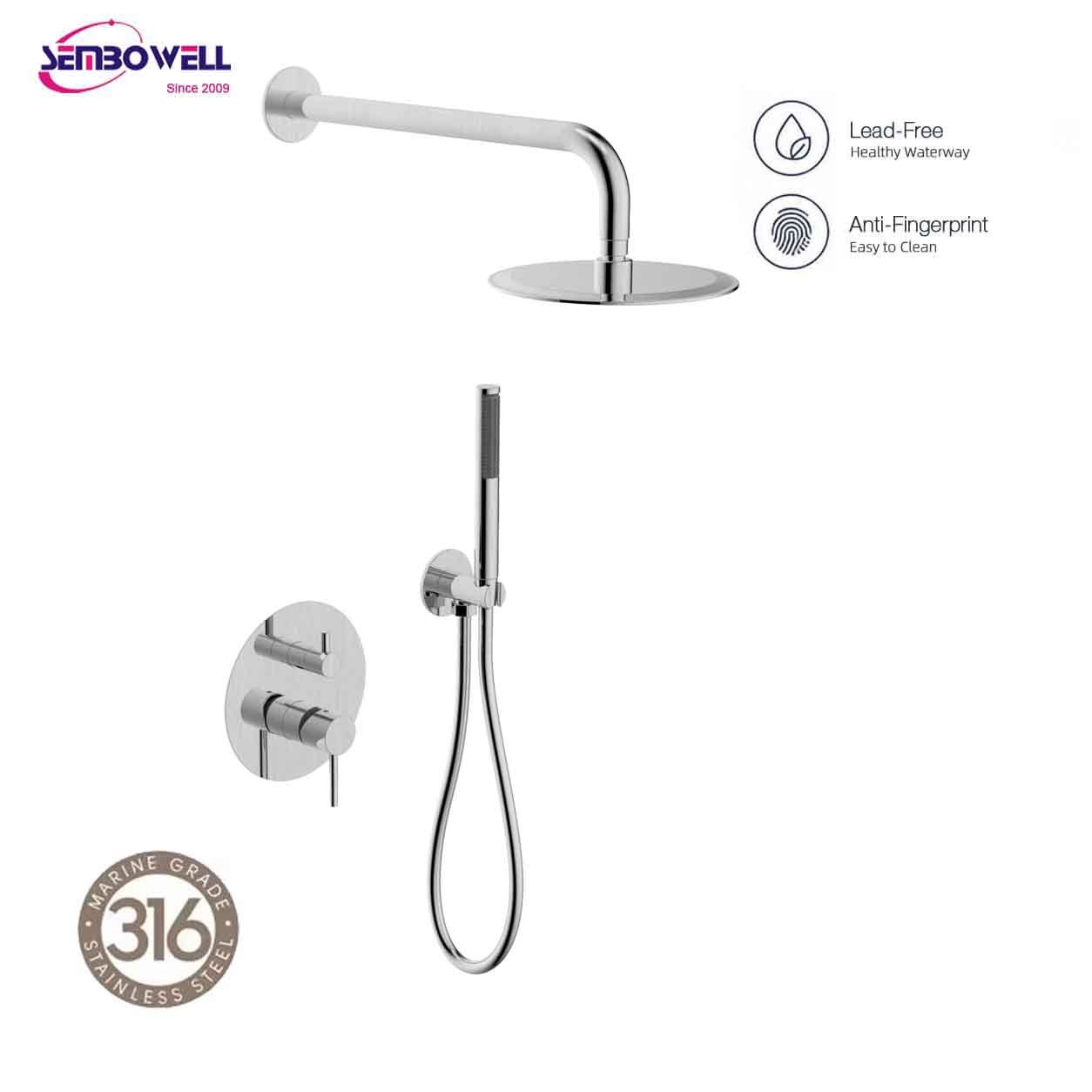 Ensemble de mitigeur de douche
