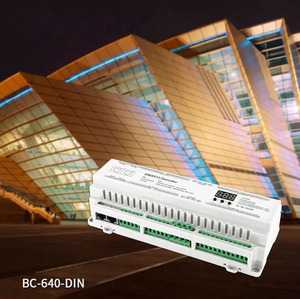 BC-640-DIN 40CH 24V DC DIN Schiene DMX512/1990 zu Konstant spannung PWM Controller RGB RGBW DMX Decoder 120A DIN-RAIL DMX Decoder - Product Image 4