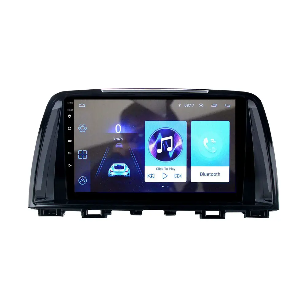 9 "android Auto lettore con la navigazione macchina fotografica d'inversione di retrovisione video radio mirrorring BT Per Mazda 6 Atenza 2013 2014 2015