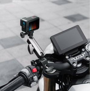 GoPro Hero用アクセサリー1312 11 10 9 DJIアクションカメラクランプマウント、ボールヘッドマウント、1/4スレッド付き - Product Image 6