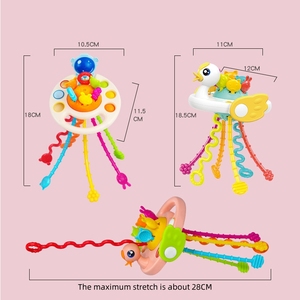 สายรัดซิลิโคนสำหรับฝึกทักษะการรับรู้สีของเล่นเพื่อการศึกษาเพื่อพัฒนาการทางประสาทสัมผัส - Product Image 4