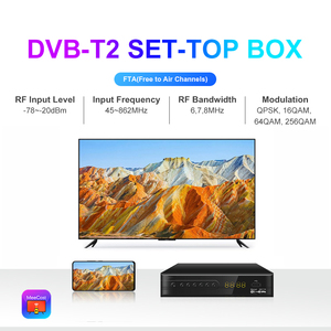 <strong>DVB</strong>-T2 TV Digital Tuners Dvbt2 Receiver STB Support Multi Languages Free to Air Wifi Box HD <strong>DVB</strong> T2 Receiver Full hd Set Top Box - Product Image 2