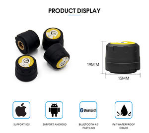 V11b רכב tpms אלחוטי צמיג מערכת ניטור חיישן מערכת חיישן עקיצה Bluetooth עקיף עבור הטלפון של iOS & ble4.0 - Product Image 3