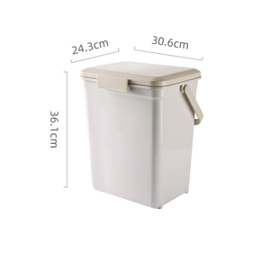 Yıkanabilir iç kutu ile kokuları azaltmak için kolu ile şık çöp kutusu taşınabilir koku giderici çöp kutusu - Product Image 1