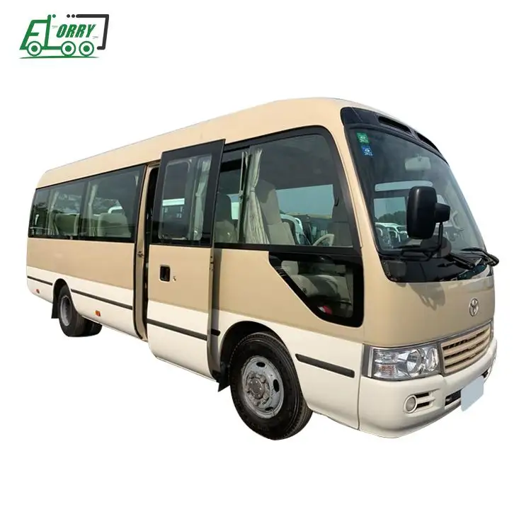 Alta Calidad 30 asientos motor diésel LHD Toyota Coaster autobuses de pasajeros autobús usado para la venta