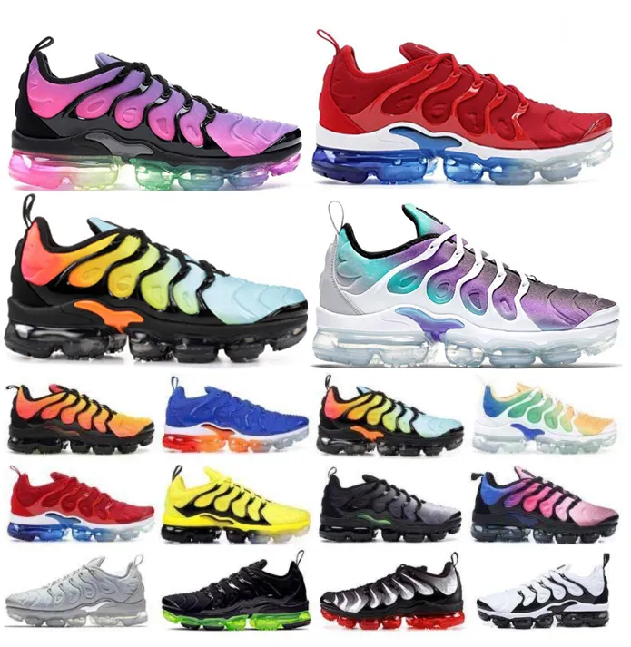 Miễn phí vận chuyển Giày chạy cộng với dropshipping với hộp đệm không khí Thể Thao sneakers TN cộng với đi bộ Giày với logo TN cộng với