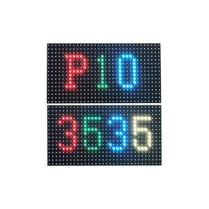 LED-Anzeige modul P10 im Freien mit einer 16x32 RGB LED-Punkt matrix. P10 Vollfarb-LED-Anzeige modul. - Product Image 3
