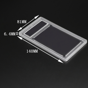 Sunshing Nhựa GPPS 140x81x6.4mm 35pt 55pt thẻ thể thao tấm thẻ kinh doanh tấm phân loại thẻ tấm cho PSA - Product Image 2