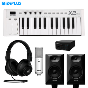 MIDIPLUS X2mini profesional multifunción USB portátil estudio de música 25key MIDI teclado Digital electrónico Midi Pad controlador