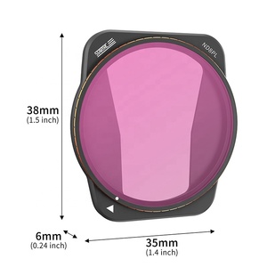 STARTRC 4 Pack <strong>ND</strong>/PL <strong>Filter</strong> Set for DJI Air <strong>3</strong> Accessories Coated HD Glass Remove Glare ND8/PL ND16/PL ND32/PL ND64/PL <strong>Filter</strong> - Product Image 6