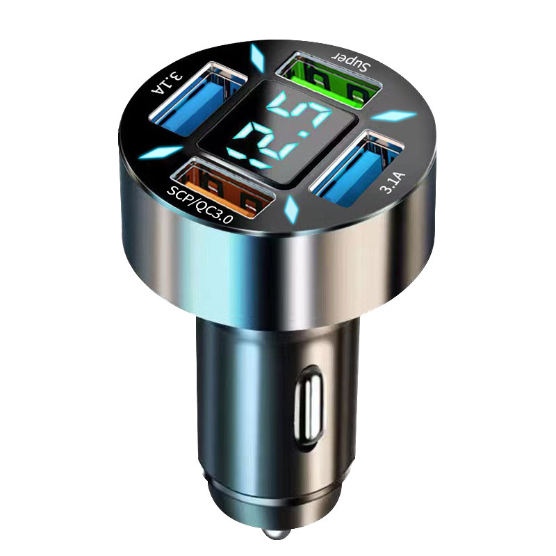 4USB 66W+QC3.0+3.1A digital display super fast charging OPP ba